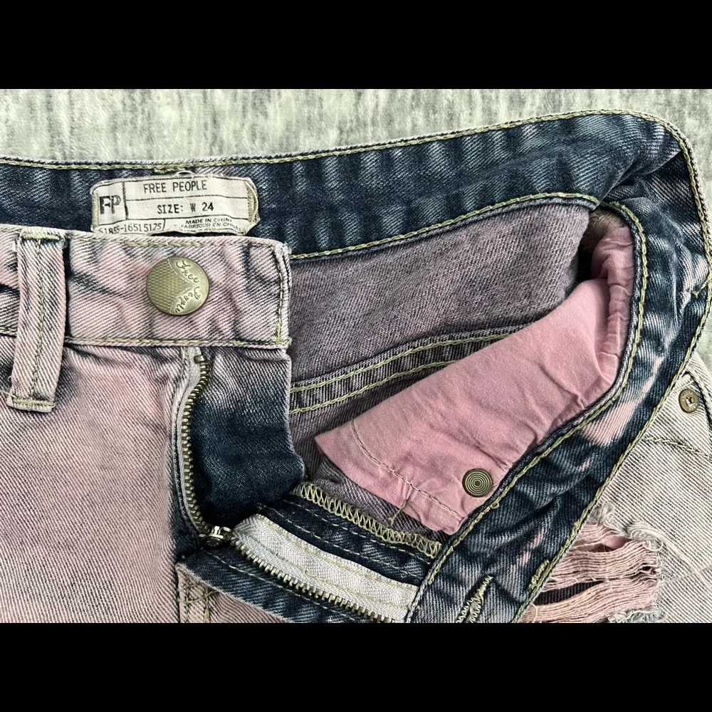 Free People denim shorts